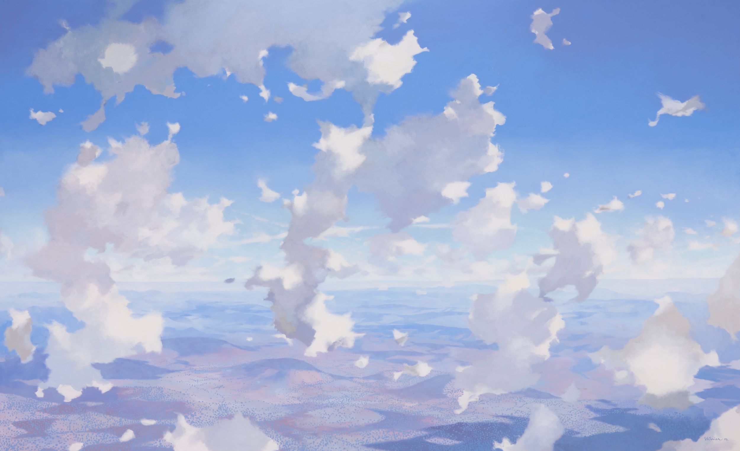 Approach II, 1976
acrylic on canvas
Gift of the City of Hamilton Gallery Society (Friends of Hamilton Gallery) 1977